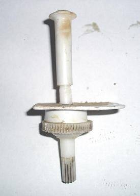 The completed insert as it would be in the gearbox