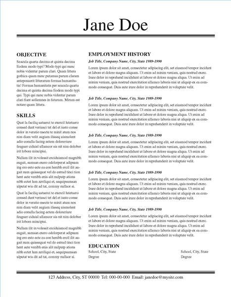 Modern resumes can have an asymetrical layout to add a creative element to your resume and highlight your skills.
