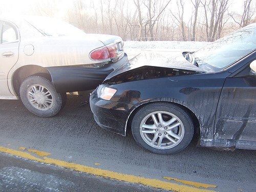 Rear-impact car accident. Photo by xersti: Flickr.com