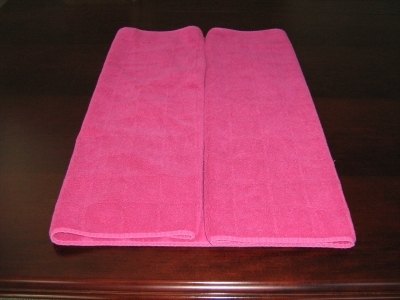 Fold to meet in the center.