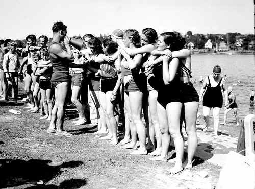 Your swimsuits will last much longer with salt water. Seattle Municipal Archives/flickr