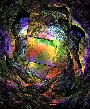 Experiment with ways to add color to foil.