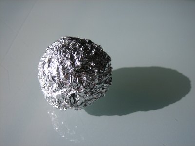 Press and mold foil into any shape you want as part of a project.