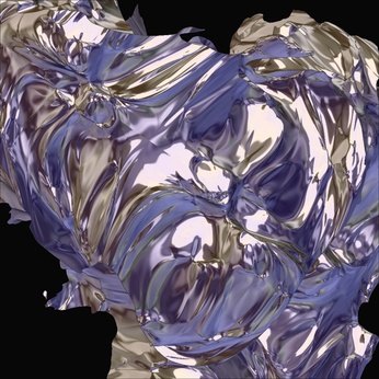 Foil will take on the shape, subtle or defined, of whatever it covers.