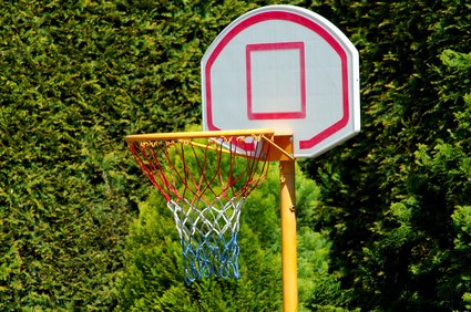 Use drills to teach little kids how to play the game of basketball. Use drills to teach little kids how to play the game of basketball.