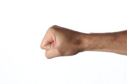 Flexion of the fingers allows you to make a fist.