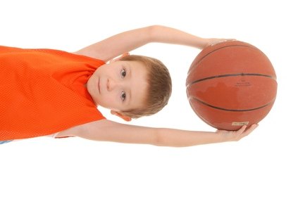 Show a youngster how to properly make a pass.