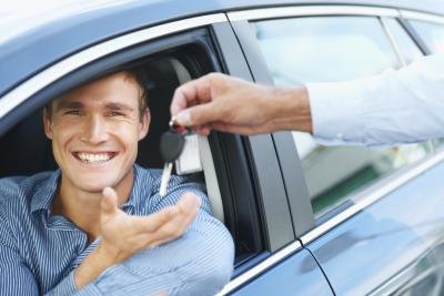 You can hire someone to drive the car for you.