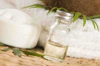 Extracted coconut oil.