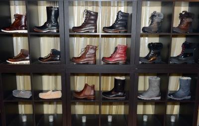 Ugg boot display in NYC store Ugg boot display in NYC store