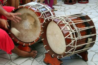 Traditional drums.