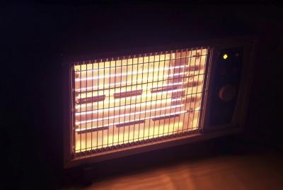 Electric heater.