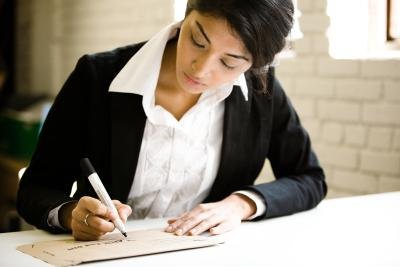 Addressing an envelope