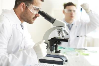 Scientist in lab Scientist in lab