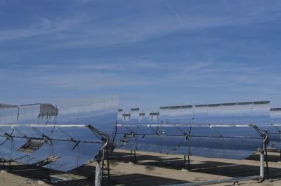 Solar power plant. Solar power plant.