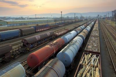 Higher fuel prices make rail transport cheaper than trucking. Higher fuel prices make rail transport cheaper than trucking.