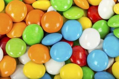 Candies, close-up view