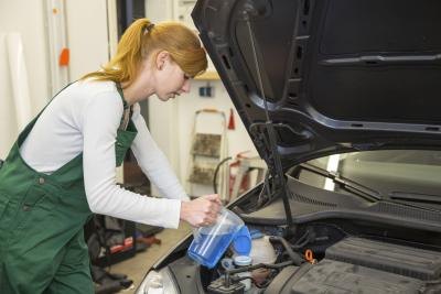 Antifreeze products often contain potassium chloride.