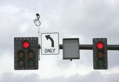 Red Light Traffic Signal. Red Light Traffic Signal.