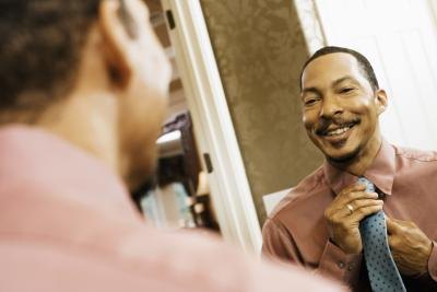Four-in-hand neckties come in many patterns.