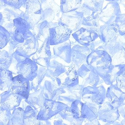 Crushed ice with salt will provide a greater surface area on which salt can be dissolved, resulting in faster melting.