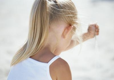 A looped pony tail is fun and easy.