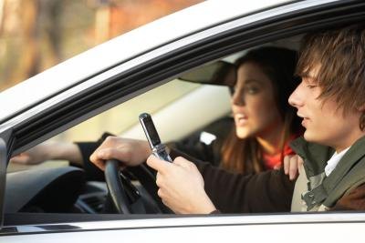 It's against the law in many states to text or talk on the phone.
