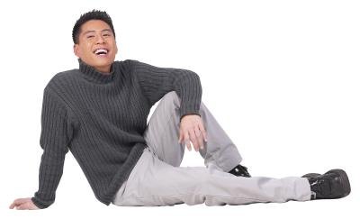Khaki pants.