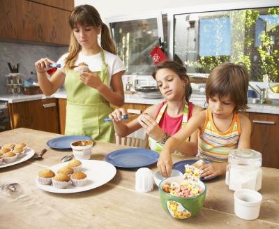 Baking interests kids of all ages and they enjoy tasting the fruits of their labor.