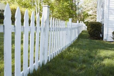 White picket fence