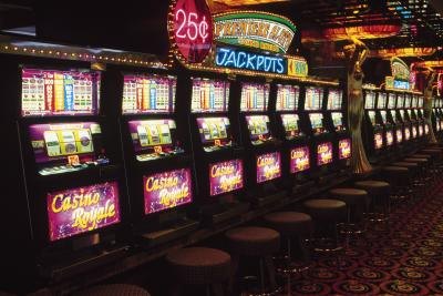 Slot machines inside casino Slot machines inside casino