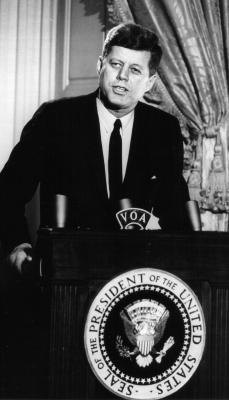 President John F. Kennedy in 1961