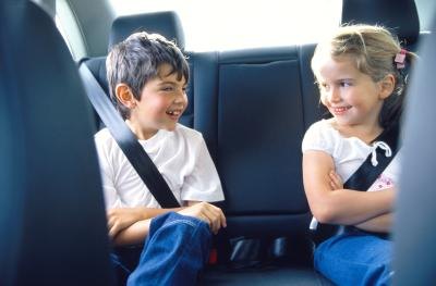 Seat belts are standard equipment.