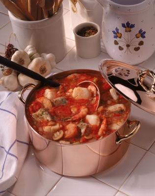 Shiny cookware can inspire her to create new dishes.