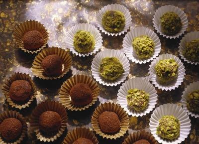Chocolate truffles.