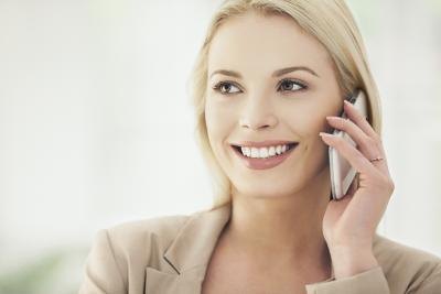 woman on cell phone
