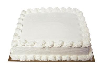Dress the cake up with baby cake toppers.