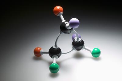 Molecule model. Molecule model.