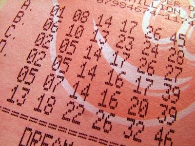 A lottery ticket