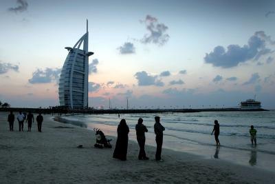 Umm Sequim beach in Dubai