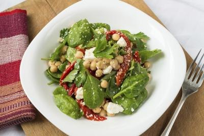 Chickpeas in salad