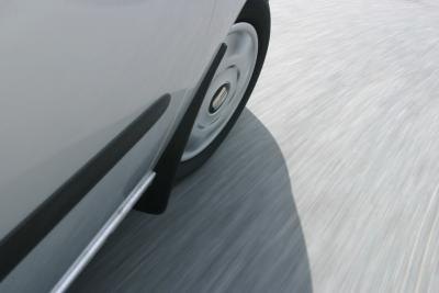 Turning into a bent wheel rim can cause a flat tire.