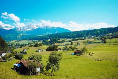 View of the Alps in Switzerland