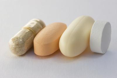 Assorted fiber pills.