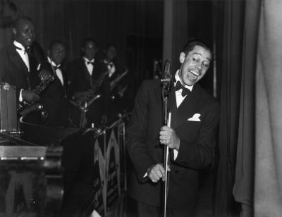 American jazz band leader and singer Cab Calloway