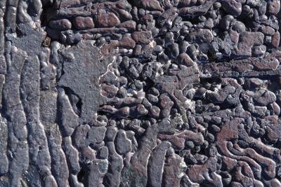 Metal erosion.