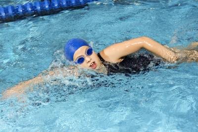 Work out and tone your body at your local pool. Work out and tone your body at your local pool.