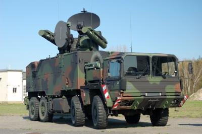 Military truck.