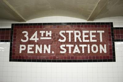Penn Station in New York.