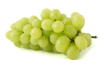 Green grape bunch.
